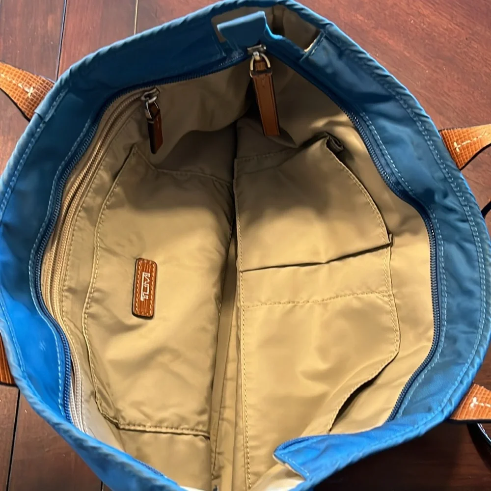 TUMI Canvas Shoulder Bag - Picture 3 of 7